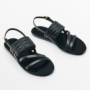 Massimo Dutti VAMP PLAITED SANDALS(8)